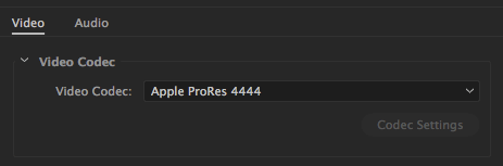 After Effects Render Queue Alpha ProRes